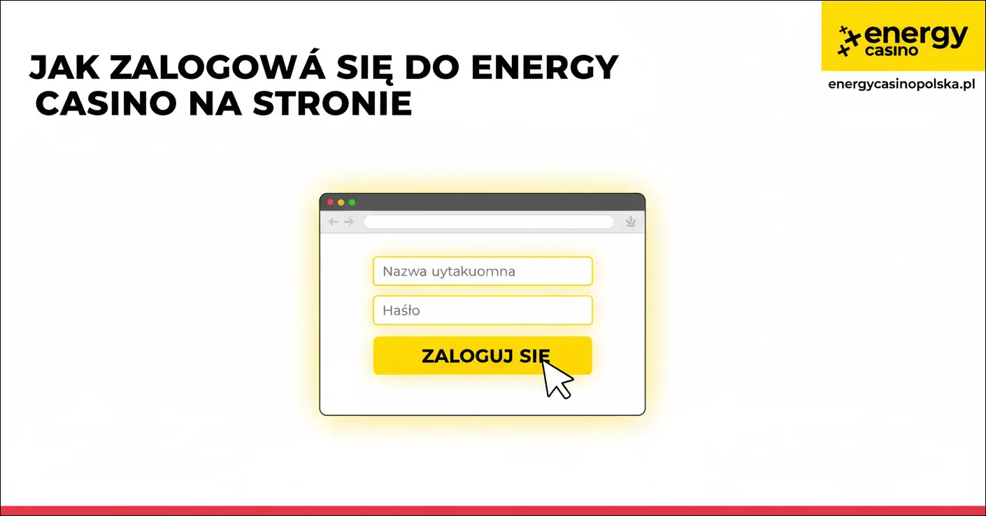 Jak zalogować się do Energy Casino na stronie